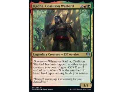 Radha, Coalition Warlord