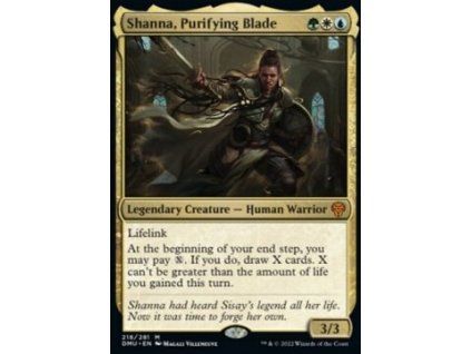 Shanna, Purifying Blade