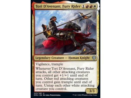 Tori D'Avenant, Fury Rider