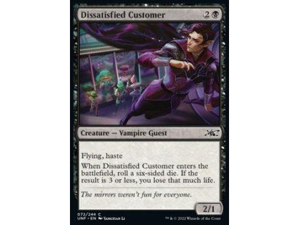 Dissatisfied Customer