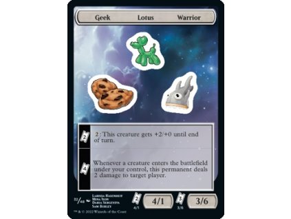 Sticker - Geek Lotus Warrior Token