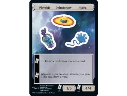 Sticker - Playable Delusionary Hydra Token