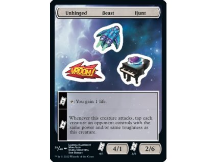 Sticker - Unhinged Beast Hunt Token