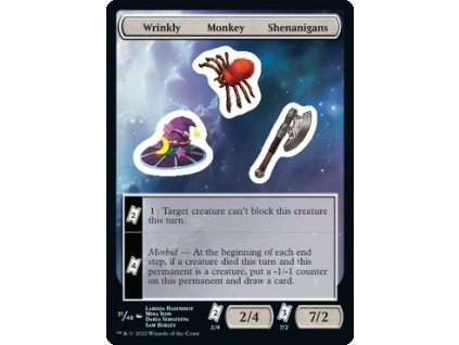 Sticker - Wrinkly Monkey Shenanigans Token