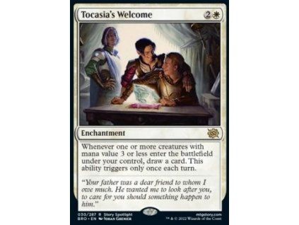 Tocasia's Welcome