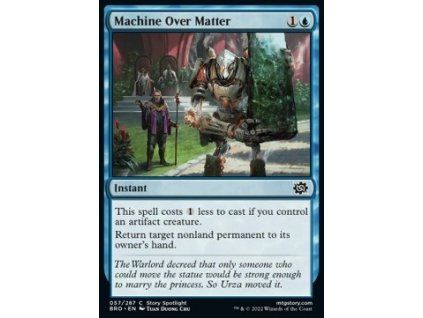 Machine Over Matter