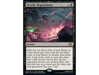 Hostile Negotiations