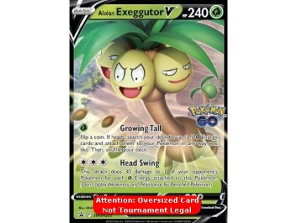 Alolan Exeggutor V - OVERSIZED