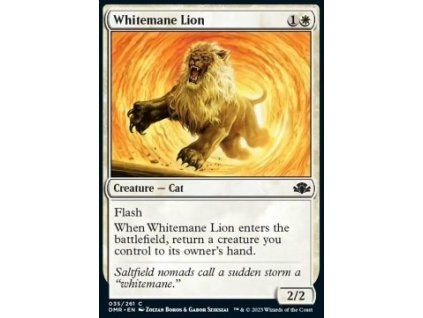 Whitemane Lion