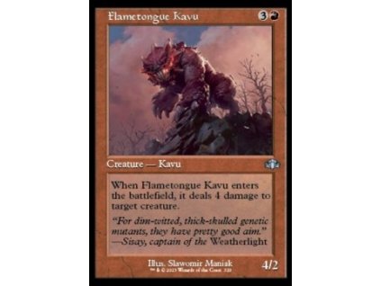 Flametongue Kavu - retro