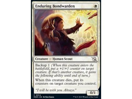 Enduring Bondwarden