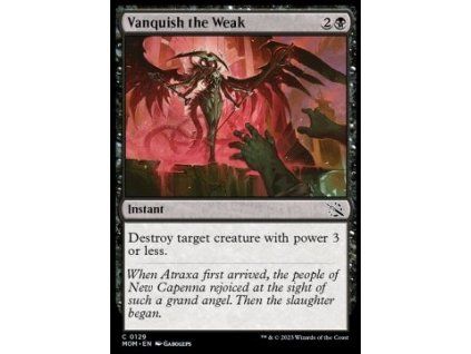 Vanquish the Weak