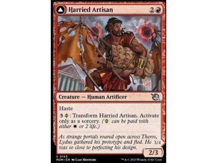 Harried Artisan // Phyrexian Skyflayer