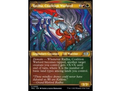 Radha, Coalition Warlord