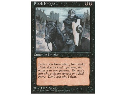 Black Knight (Foil NE, Stav Near Mint)
