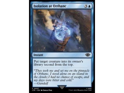 Isolation at Orthanc