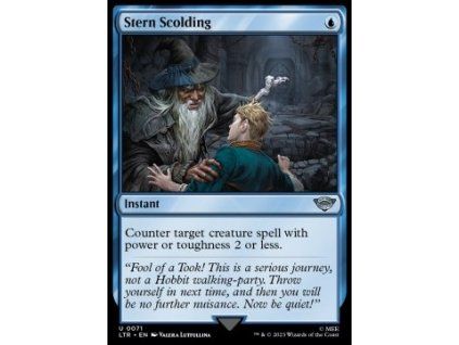 Stern Scolding
