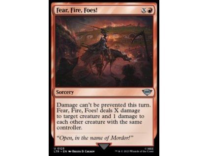 Fear, Fire, Foes!