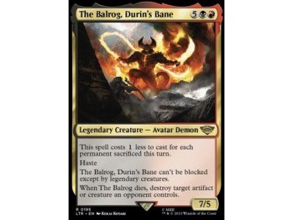 The Balrog, Durin's Bane