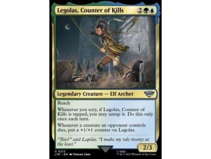 Legolas, Counter of Kills