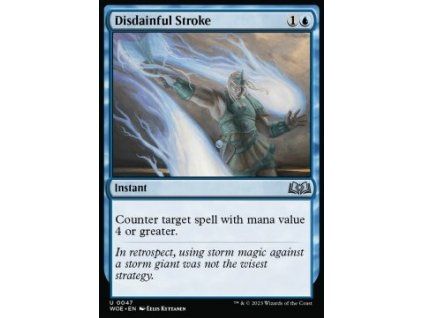 Disdainful Stroke