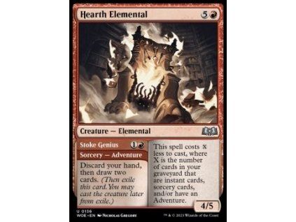 Hearth Elemental // Stoke Genius