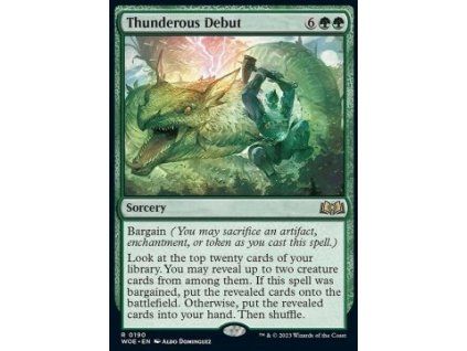 Thunderous Debut