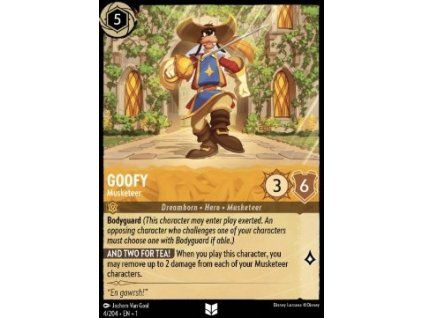 Goofy - Musketeer