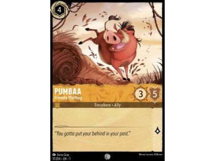 Pumbaa - Friendly Warthog