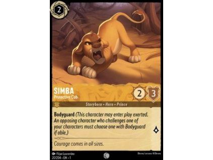 Simba - Protective Cub