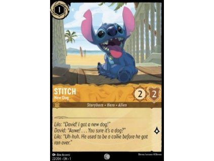 Stitch - New Dog