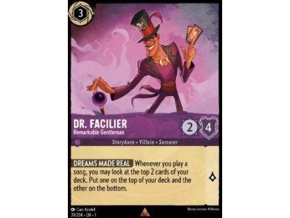 Dr. Facilier - Remarkable Gentleman