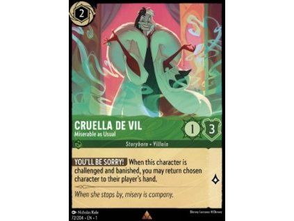 Cruella De Vil - Miserable As Usual
