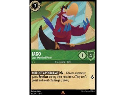 Iago - Loud-Mouthed Parrot