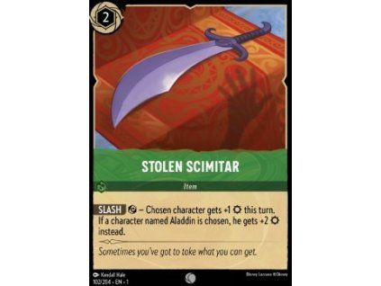 Stolen Scimitar