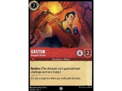 Gaston - Arrogant Hunter