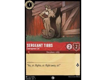 Sergeant Tibbs - Courageous Cat