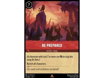 Be Prepared
