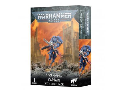 Warhammer 40,000 — Space Marines Captain with Jump Pack