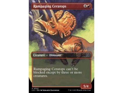 Rampaging Ceratops - borderless