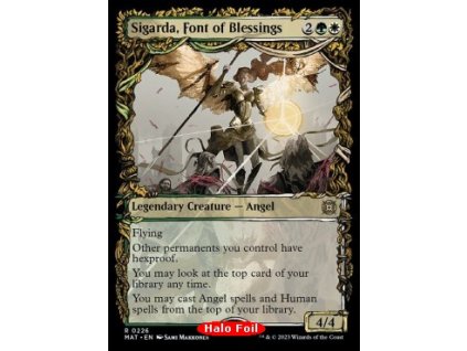 Sigarda, Font of Blessings - HALO FOIL