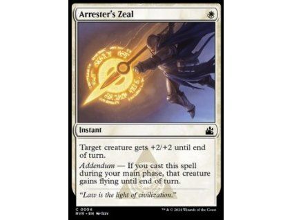 Arrester's Zeal