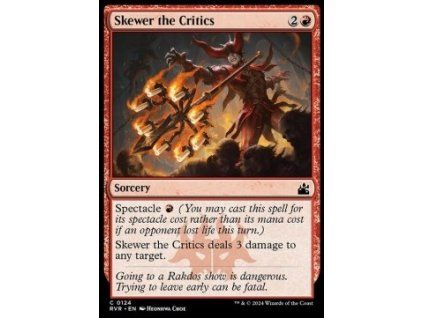 Skewer the Critics