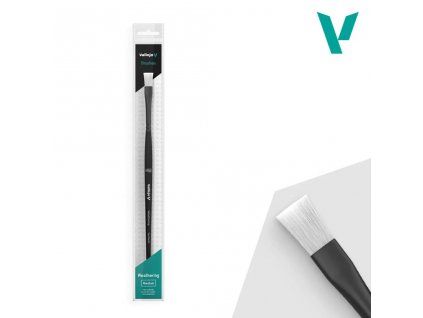Vallejo —  Weathering Flat Synthetic Brush - Medium