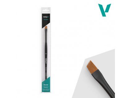 Vallejo —  Blender Flat Angled Synthetic Brush - Medium