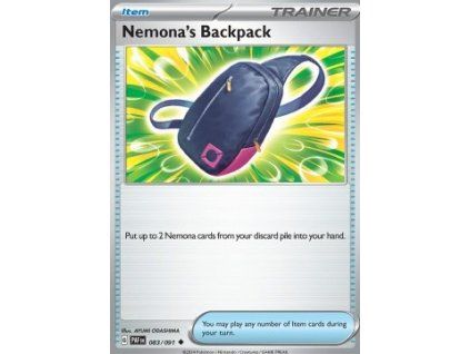Nemona's Backpack (PAF 083)