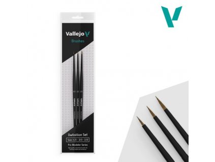 vallejo brushes pro modeler definition set B01990 blister 600x600