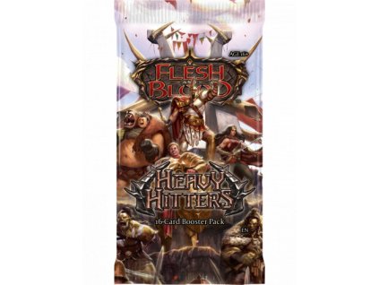 karetni hra flesh and blood tcg heavy hitters booster 375w