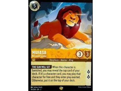Mufasa - Betrayed Leader