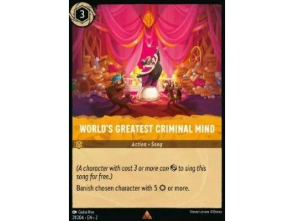 World's Greatest Criminal Mind